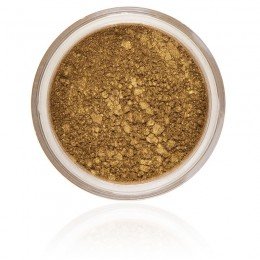 Autumn Eyeshadow, a down-to-earth with a touch of gold color, strongly pigmented and vegan and not animal tested.