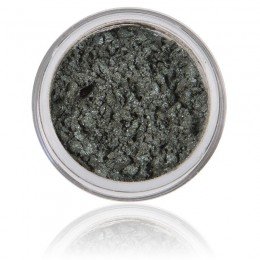 Fern is a green - gray shimmery mineral eyeshadow of 100% pure minerals, vegan and free from animal tests.