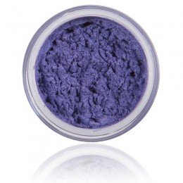 Mineral øjenskygge ædelsten | 100% ren mineral & vegan. Mineral makeup, stærk blå lilla skinnende farve.