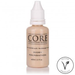 Ivory Airbrush Foundation Waterbased - Vegan and good coverage.